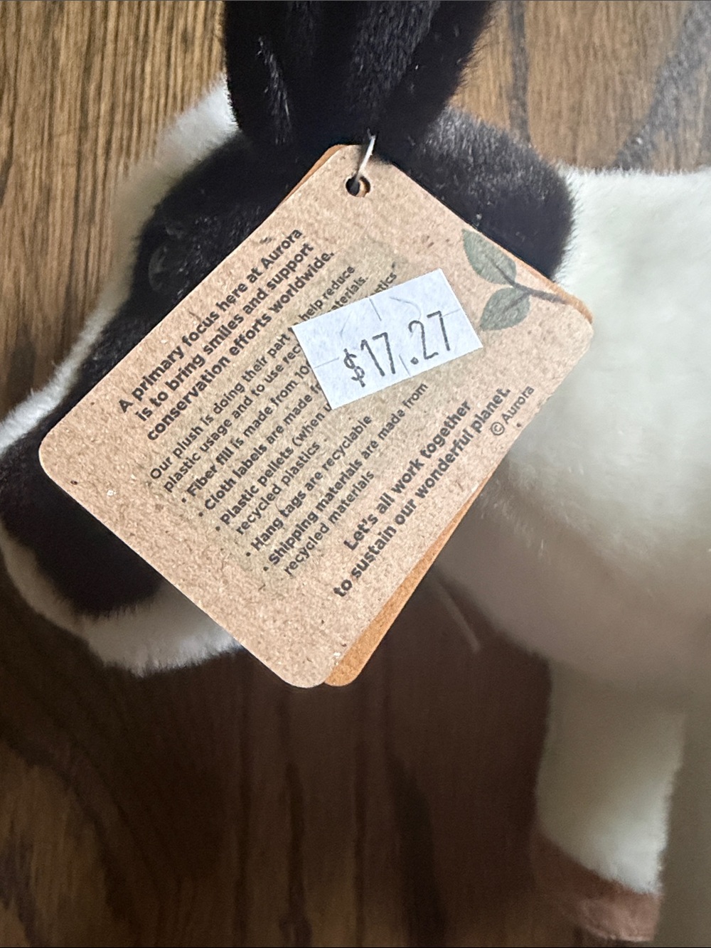 Plush Cow Stuffed Animal - Picture 4 of 4
